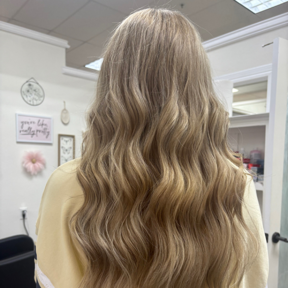 On Scalp Blonding at Nicole Mott Hair in Keller, TX