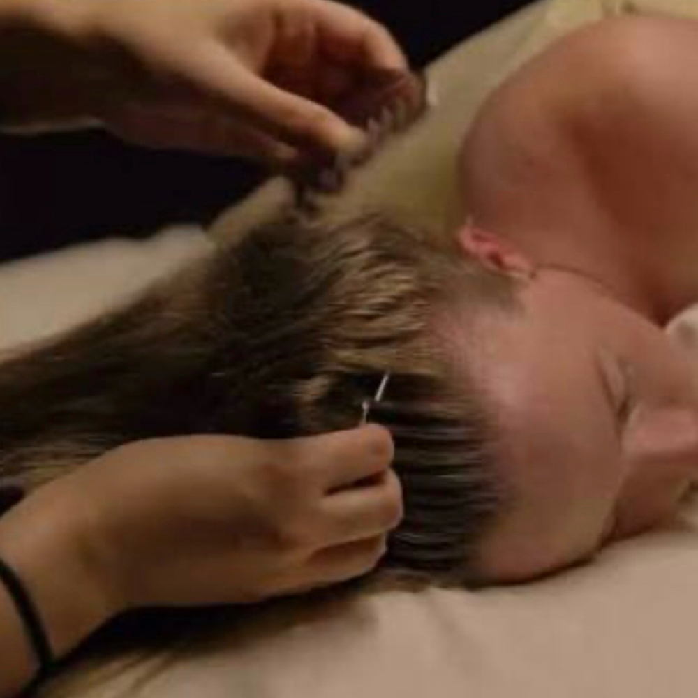 NEW CLIENT hair play + back scratch at Belle House Salon & Aesthetics in Nashville, TN