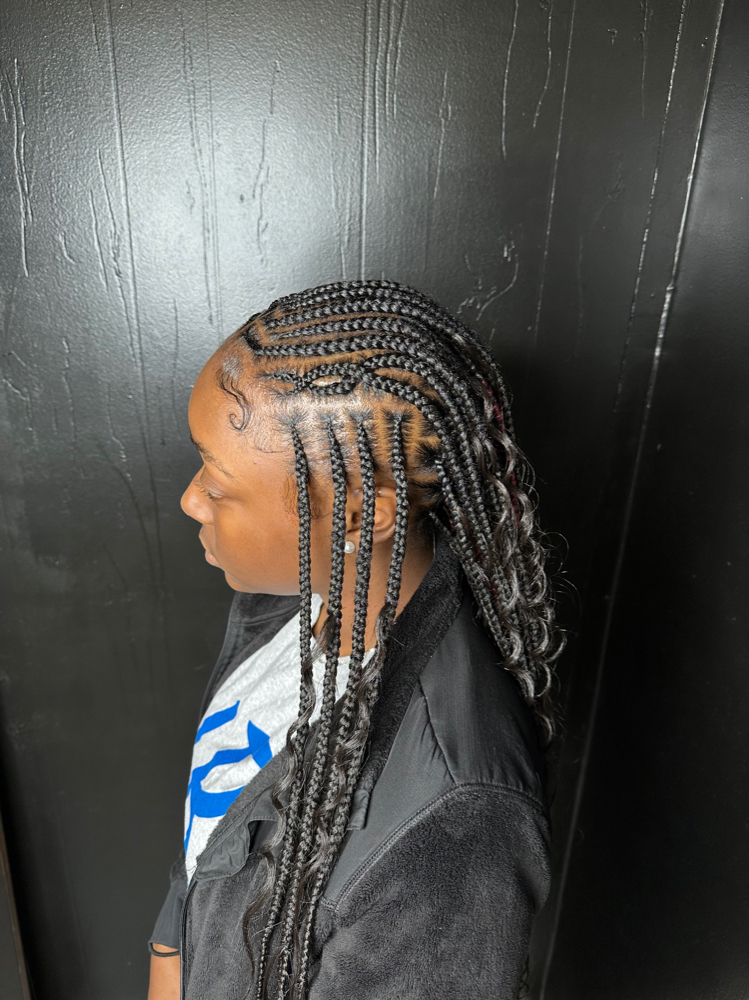 fulani boho braids butt length