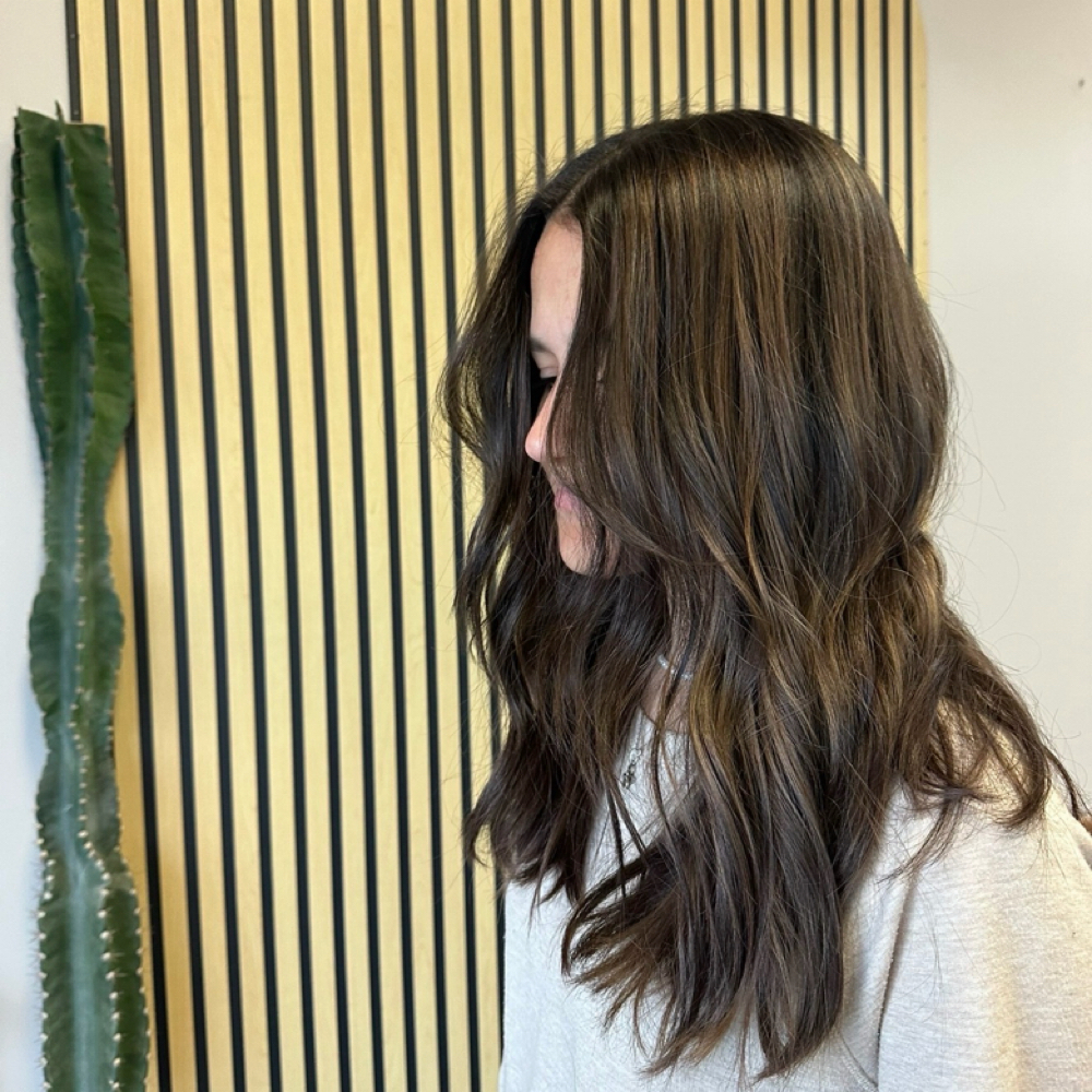 brunette gloss & refresh🤎 at Loxx Beauty Bar & Extensions in Mansfield, OH