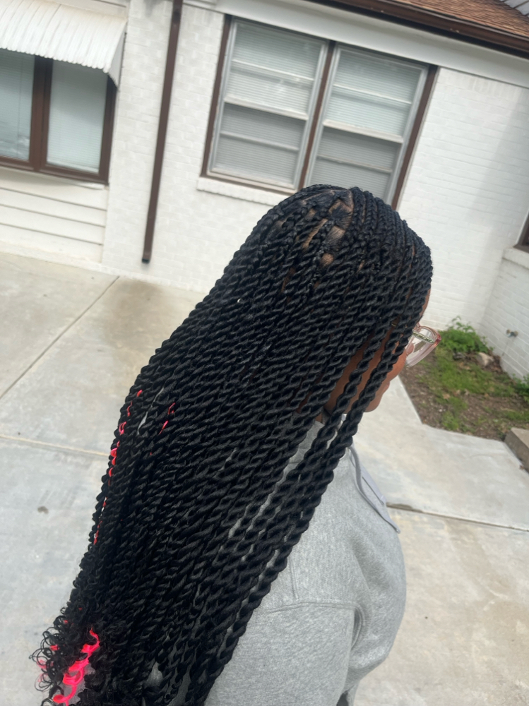 Small lemon island twist at BraidsByJinece in Wichita, KS