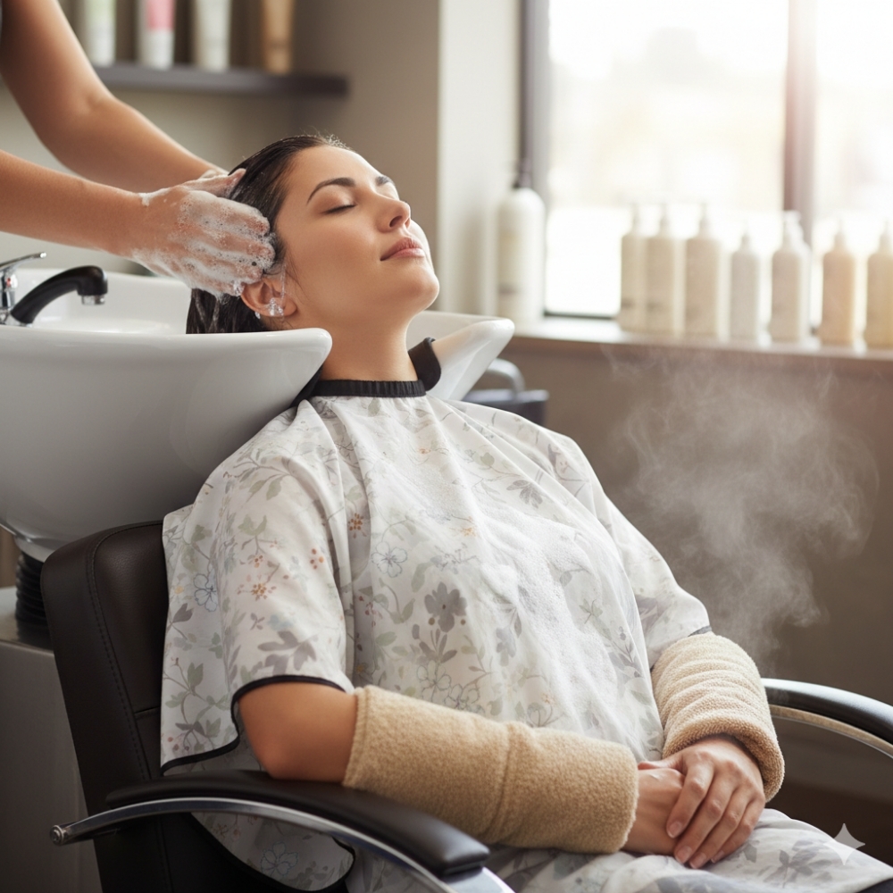 Scalp Massage at Southern Magnolia Salon in Elba, AL