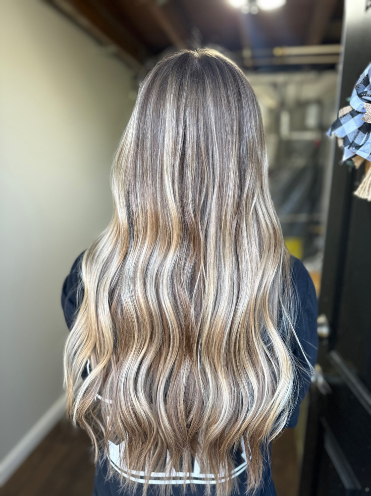Full highlight & Root Color