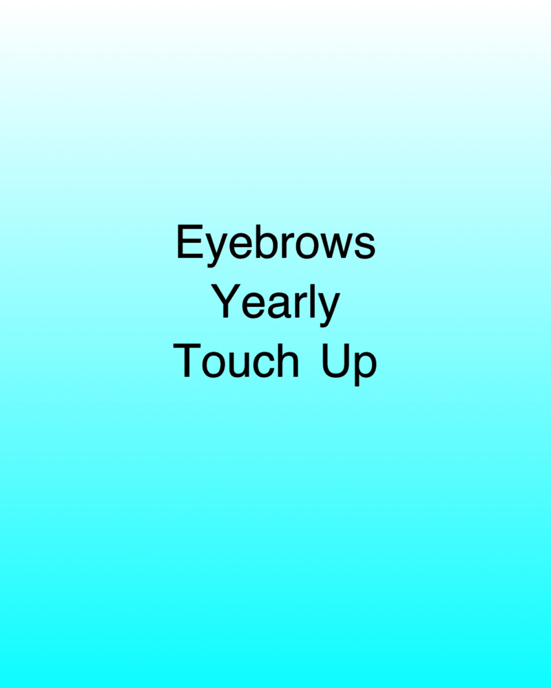 Yearly Eyebrow Touch up