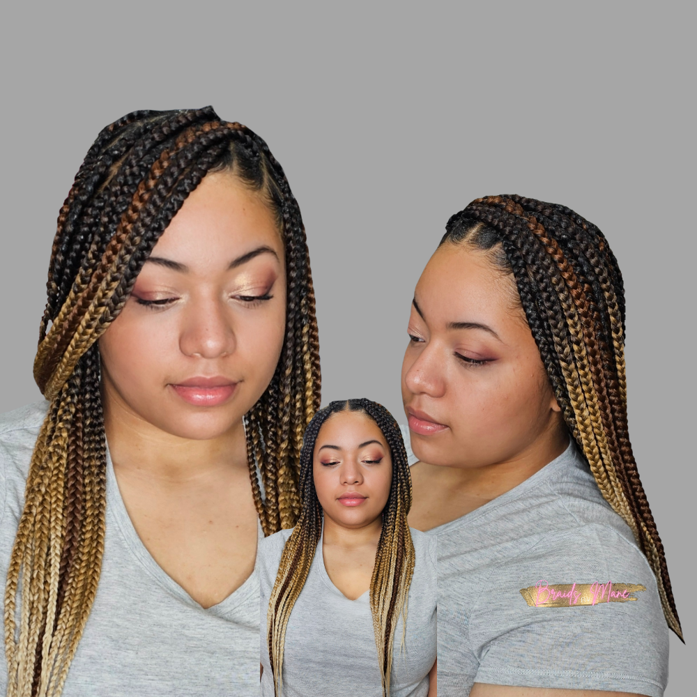 Medium Knotless Braids