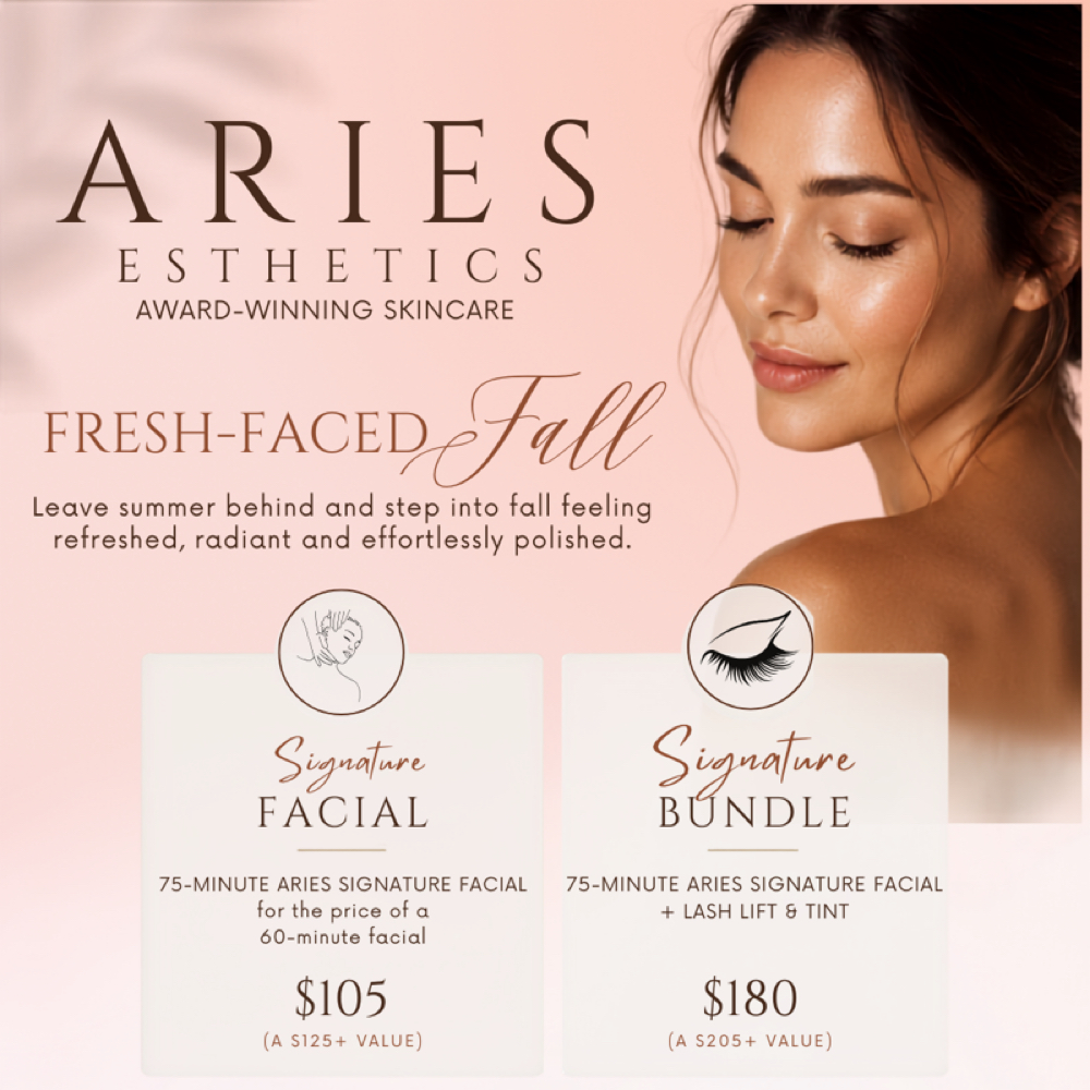 Fresh-Faced Fall Specials at Aries Esthetics in Fort Wayne, IN
