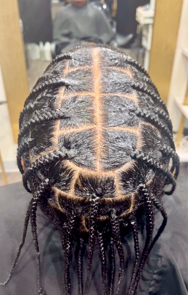 Mens Medium Box Braids