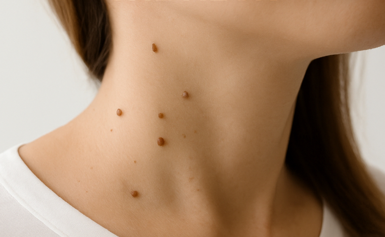 Remocion Acrocordones cuello