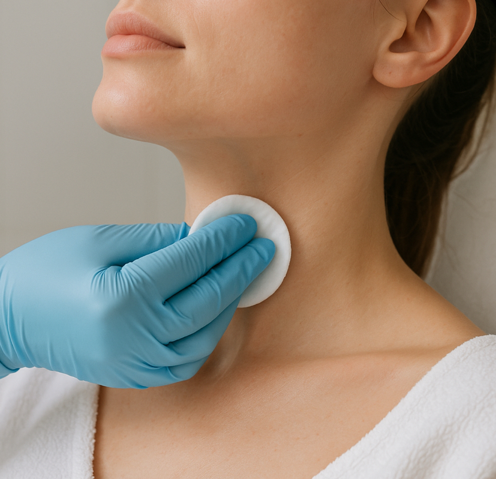 Acrocordones en Cuello