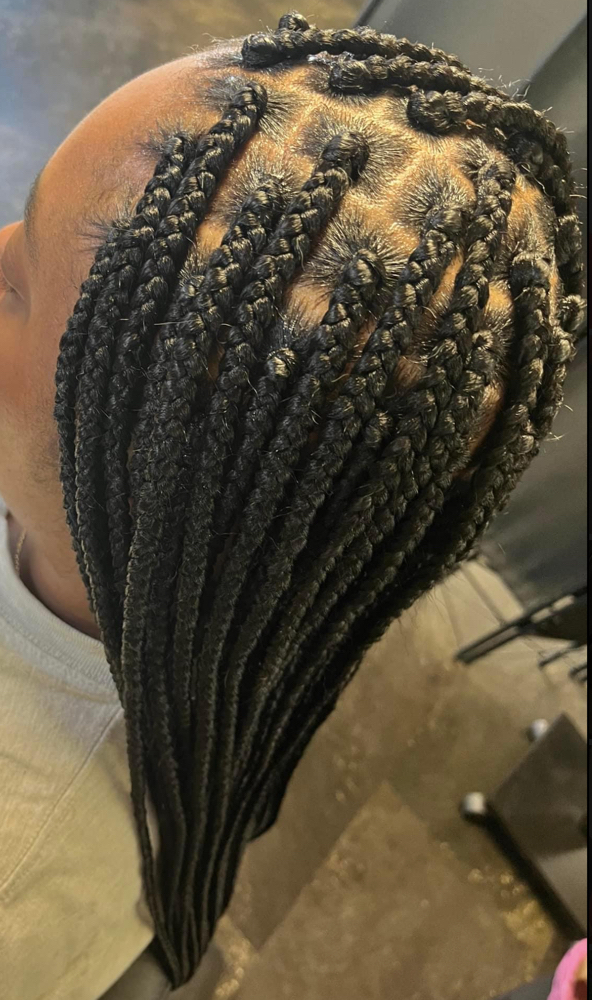 Classic Box Braids “Midback”Length