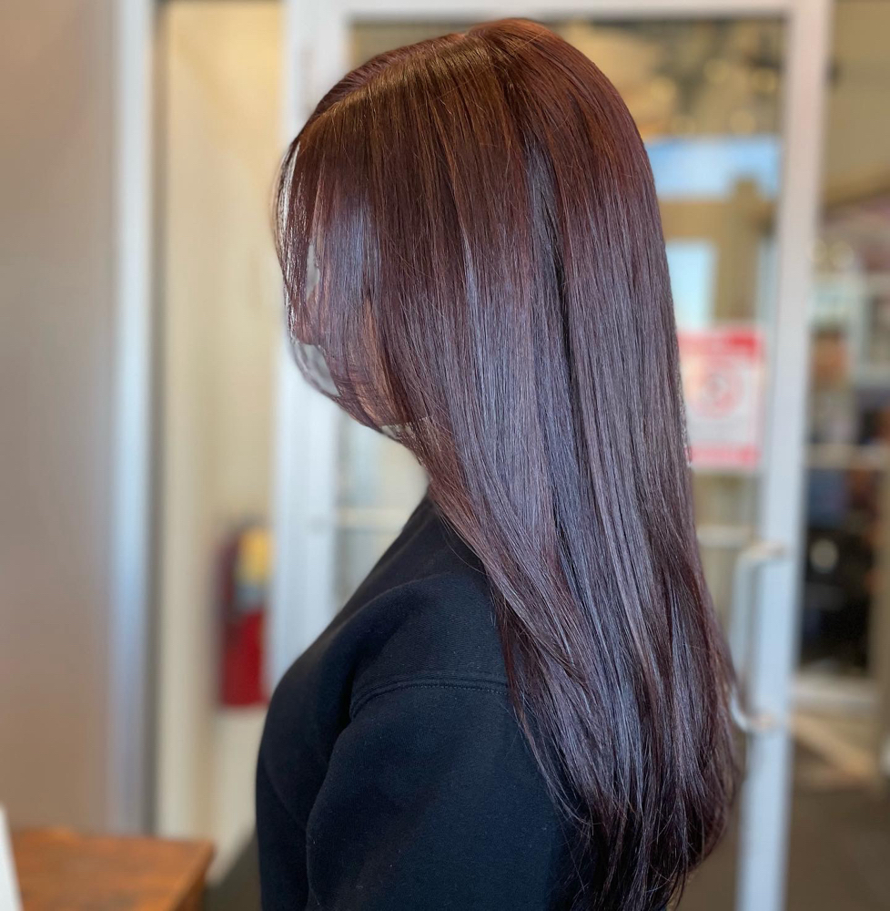 Single Process (whole head) at Hair by Shania.Sian in Hauppauge, NY