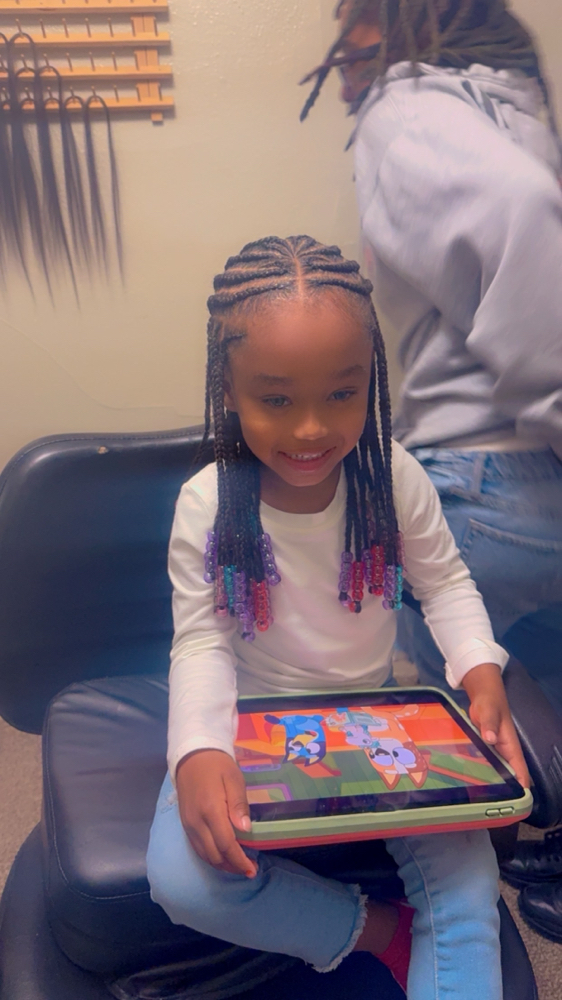 Kids Fulani Braids 9-under