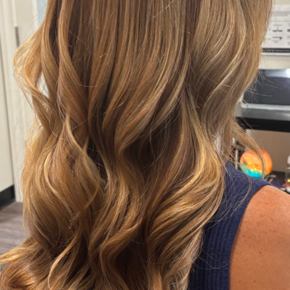 Full Highlight + Haircut Blowout at Shear Grace Salon in Clearwater, FL