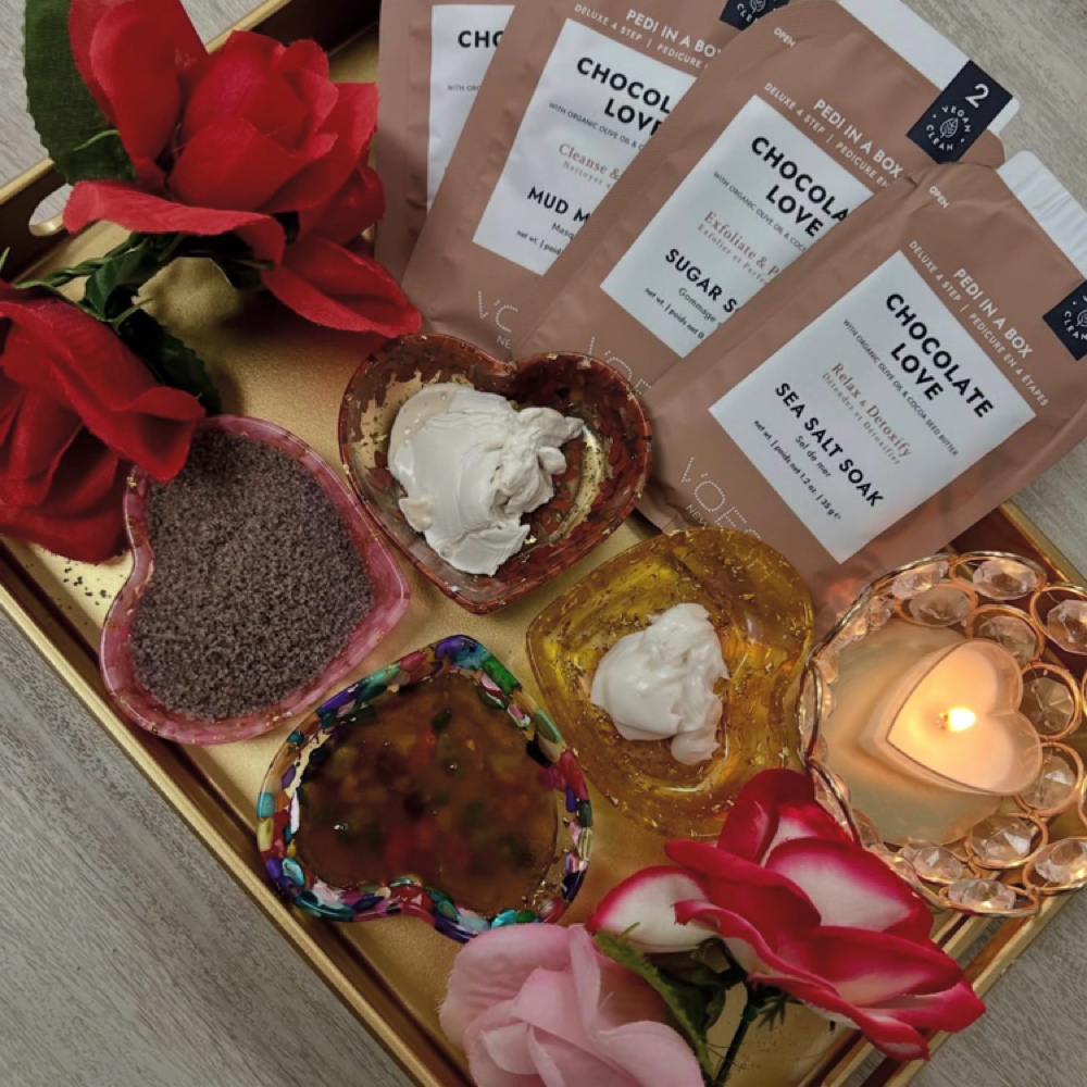 Chocolate Lover Valentine Pedi Spa at The Revival Studio in New Bedford, MA