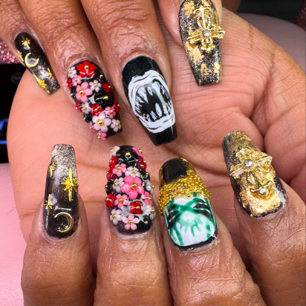 Tier 3 Art at Pixie Perfect Nail Spa in Everett, WA