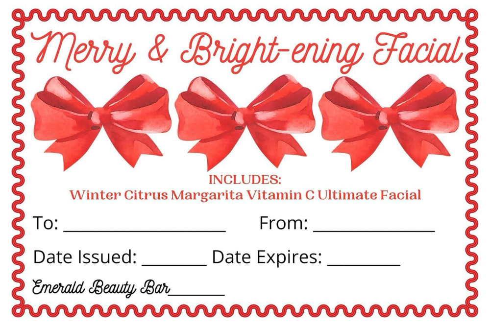 Merry & Bright-ening Facial