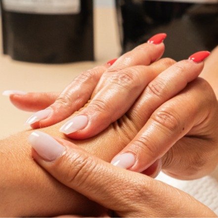 Luxe Dazzle Dry Manicure at Purple Sky by Dercy in Tampa, FL