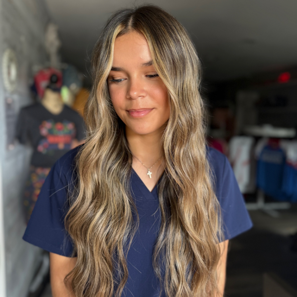 Face Frame Highlight! at Hair By Alex in Montgomery, TX