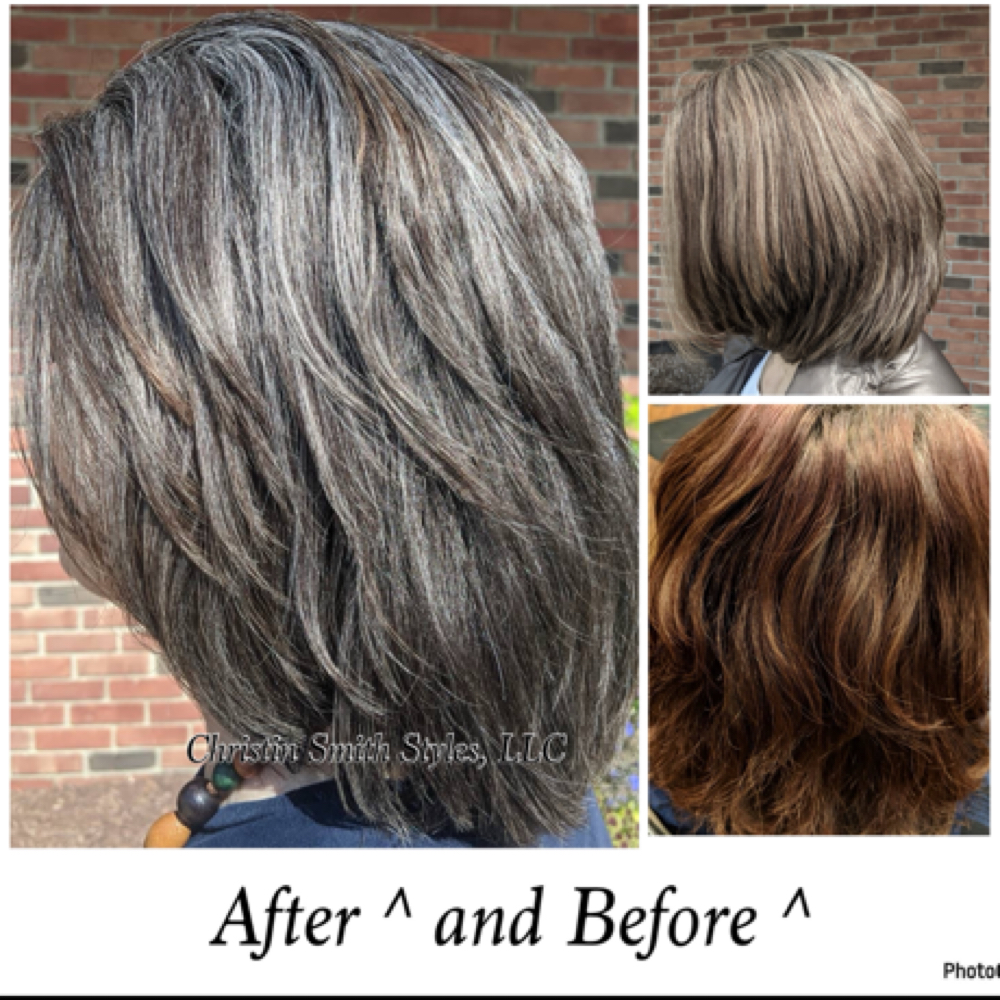 Grey Blending at Christin Smith Styles in Jackson, MI