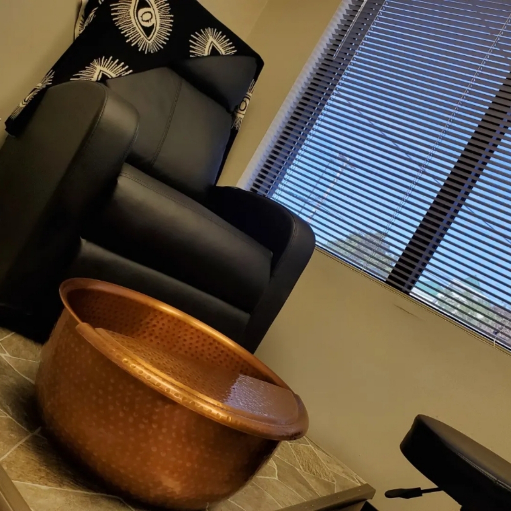 DeluXe DazzleDry Pedicure at Nomad Nails in Rochester, NY