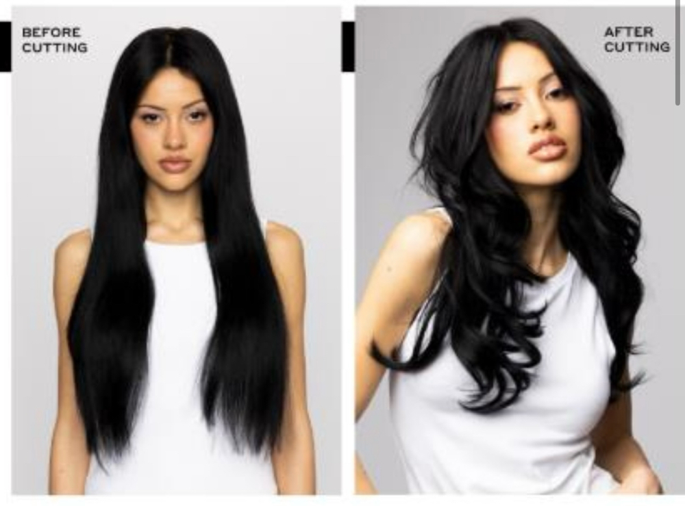 Hair Extension Trendy Haircut
