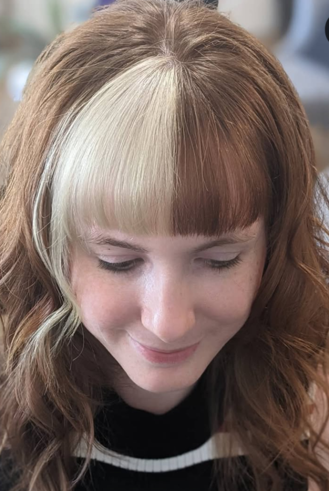 Crystal-Color Touch Up & Haircut