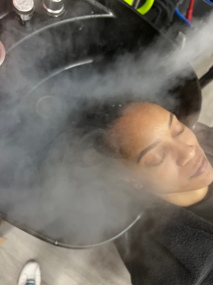 Hydro Steam Treatment Scalp Massage at DA Hair Artistry in Westerville, OH