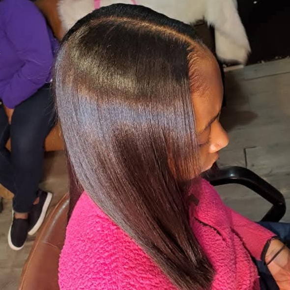 Silk Press at Inner Beauty Hair and Makeup Designs in Auburn, AL