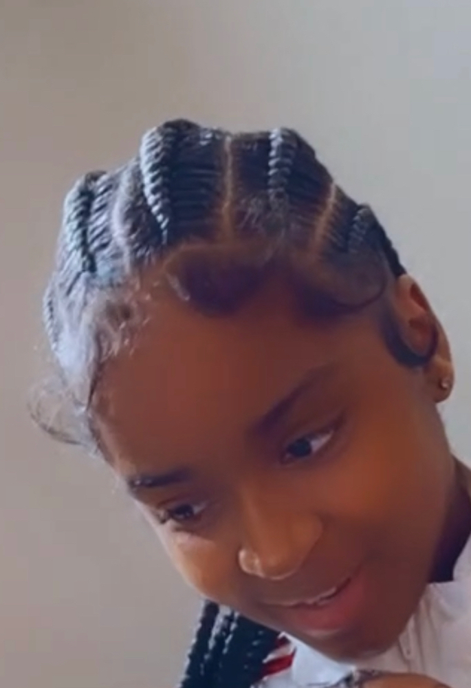 6 straight backs ( hair Included )
