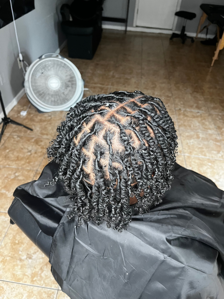 Traditional Starter Locs at Mochas Lux Locs in Hinesville, GA