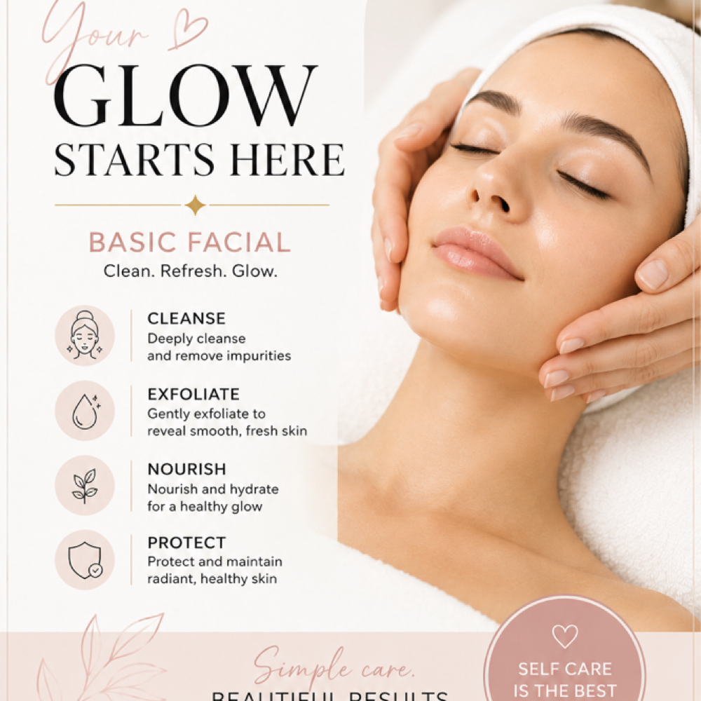 Basic First Time facial at Easy Beauty Spa in Victoria, TX
