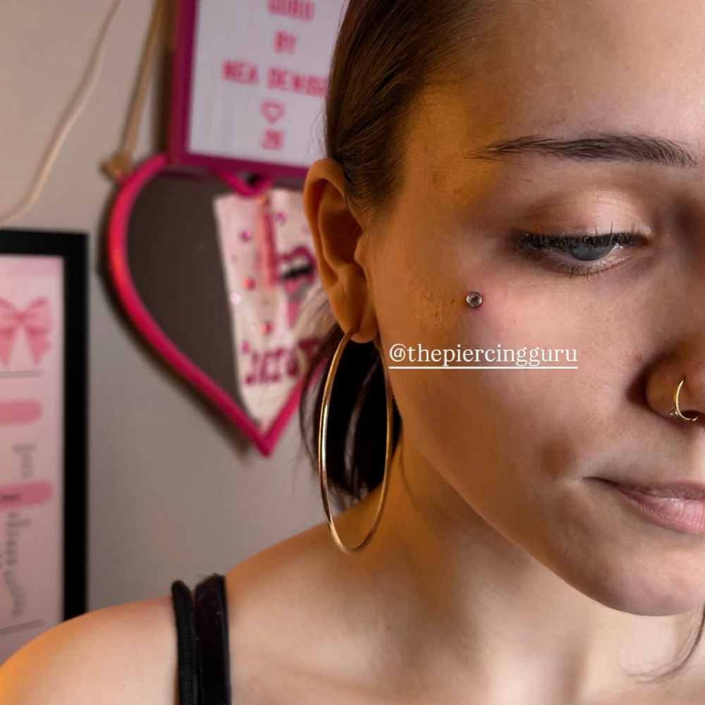Face Dermal at ThePiercingGuru By Nea Denise in Trafford, PA