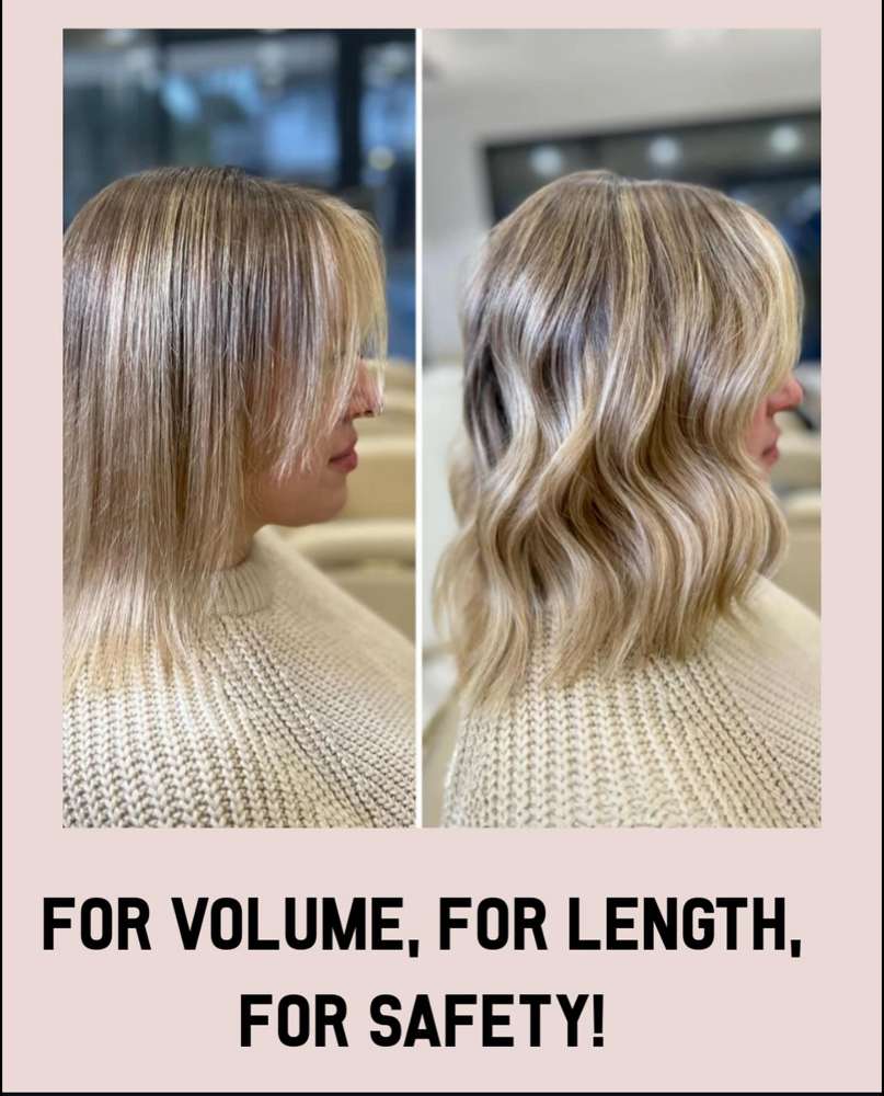 Hand-tied Hair Extensions Applicati