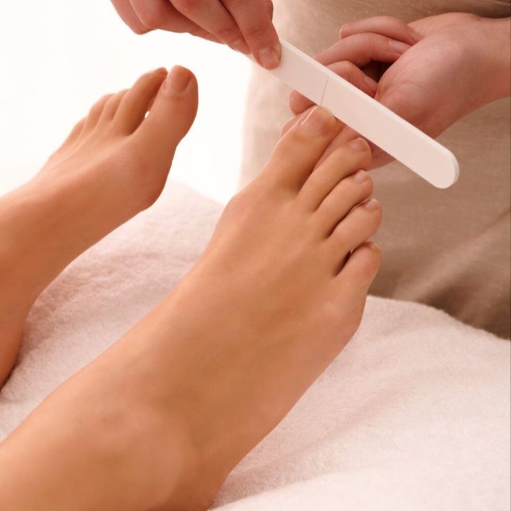 Classic Pedicure at Saturia Nails in Cumming, GA