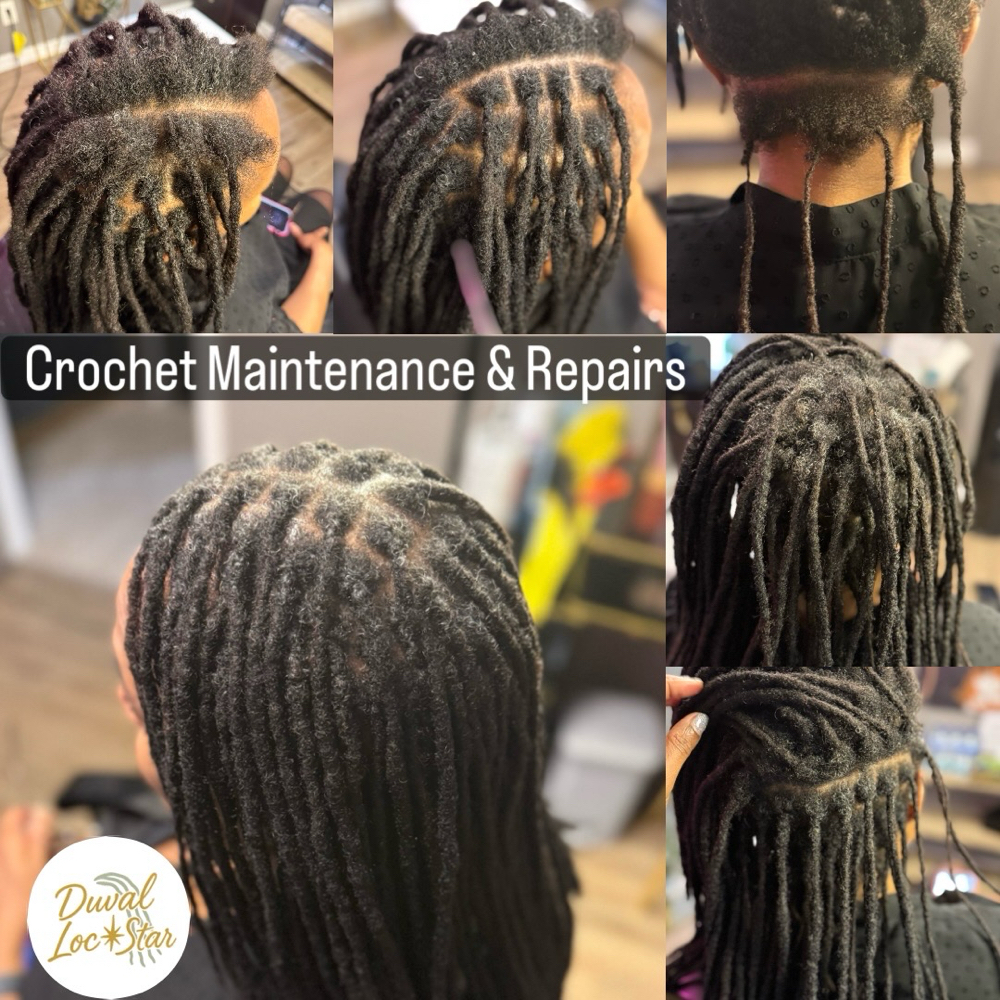 Crotchet Loc Maintenance at Duval LocStar in Jacksonville, FL