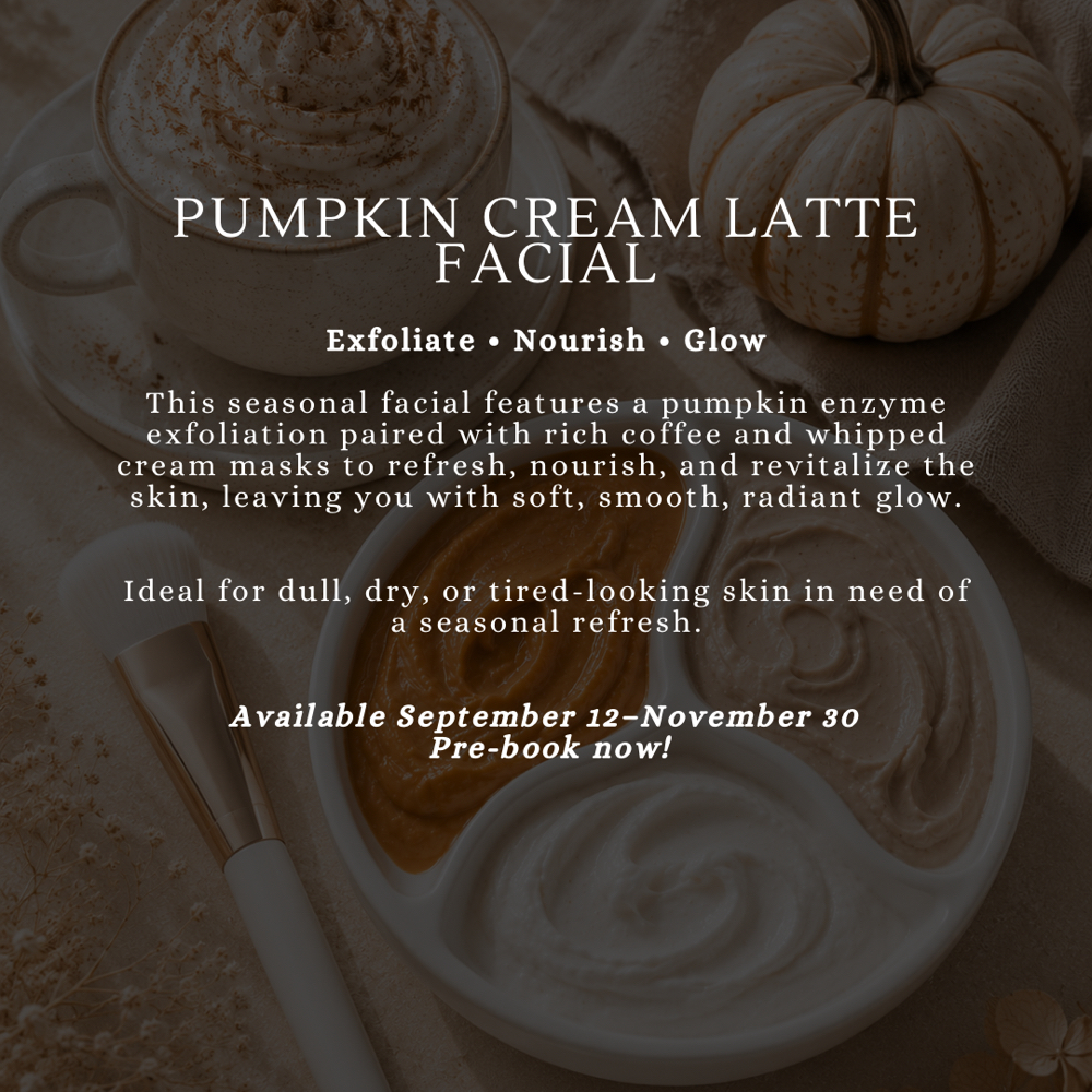 Pumpkin Cream Latte Facial at Robles Esthetics in Kingwood, TX