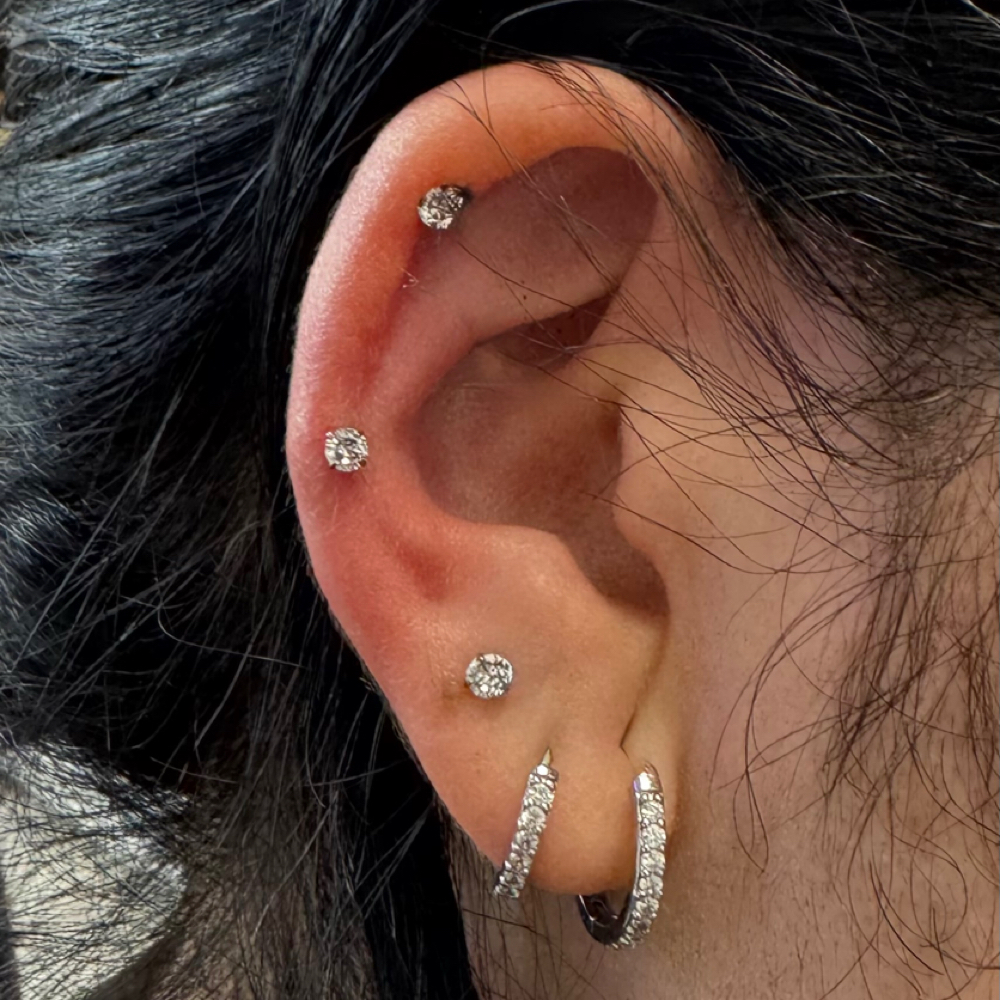 Mid Helix at PiercingSiren in Waukegan, IL