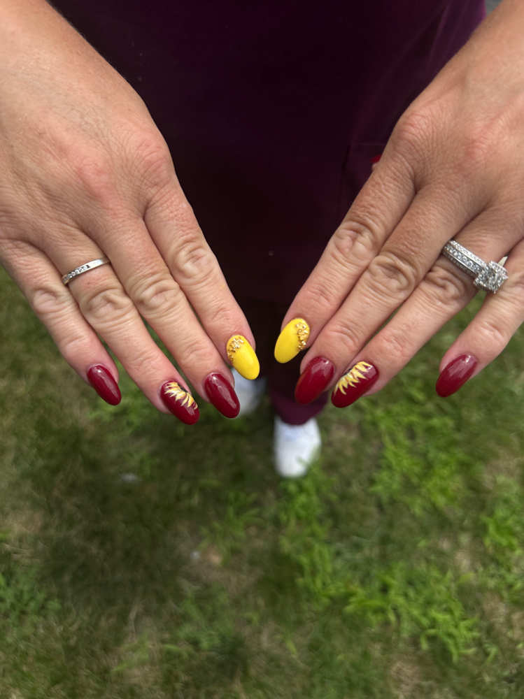Acrylic Nail Extensions (Long)