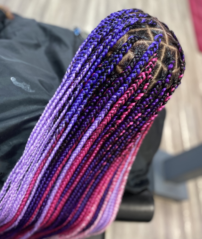 Medium Knotless Braids
