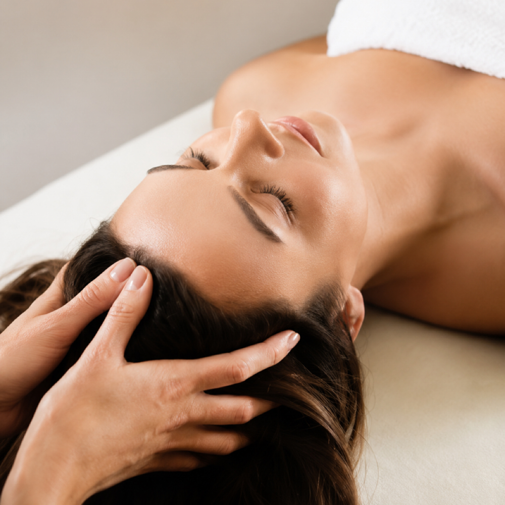 Relaxing Scalp Massage at Skinclaire Aesthetics in Montebello, CA