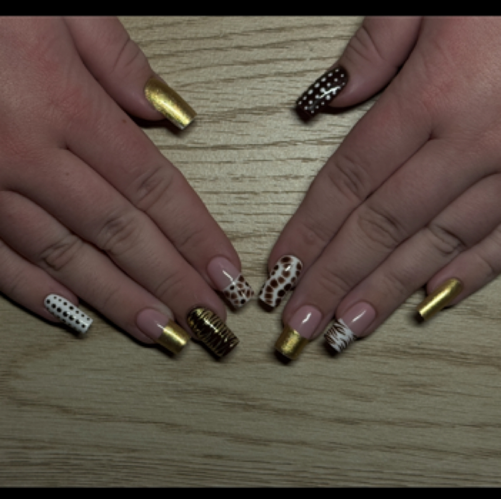Medium Gel-x full set at Simply Leah Nails in Farmington, ME