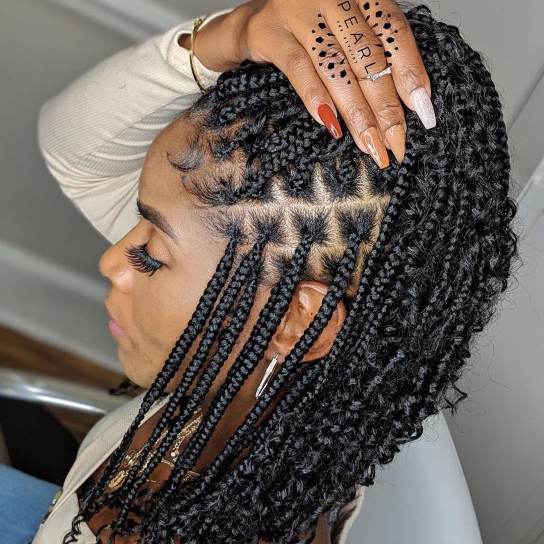 Box Braids at Ultra Visions Hair Salon in Etters, PA