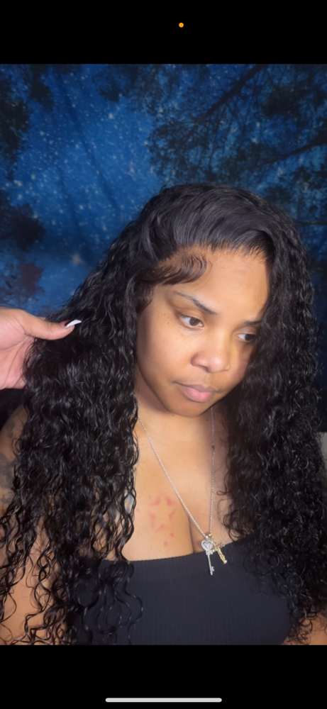 Closure Wig Install 🖤 at Kaelen Curtis in Houston, TX
