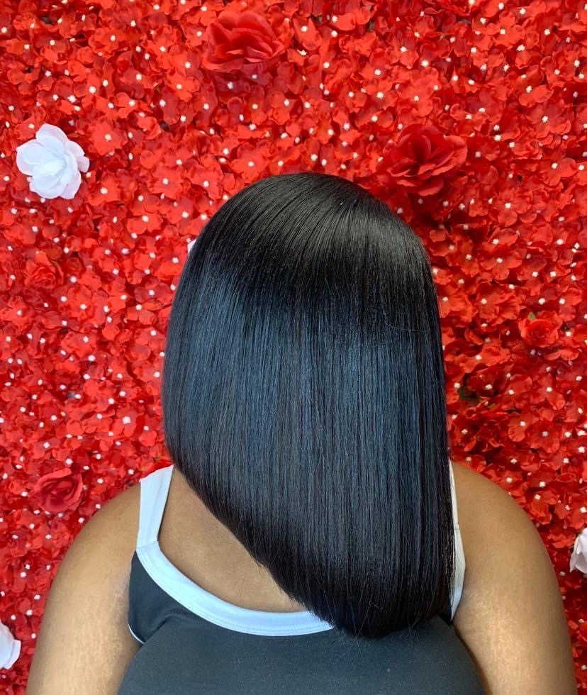 Quick Weave bob Tradional Leave Out
