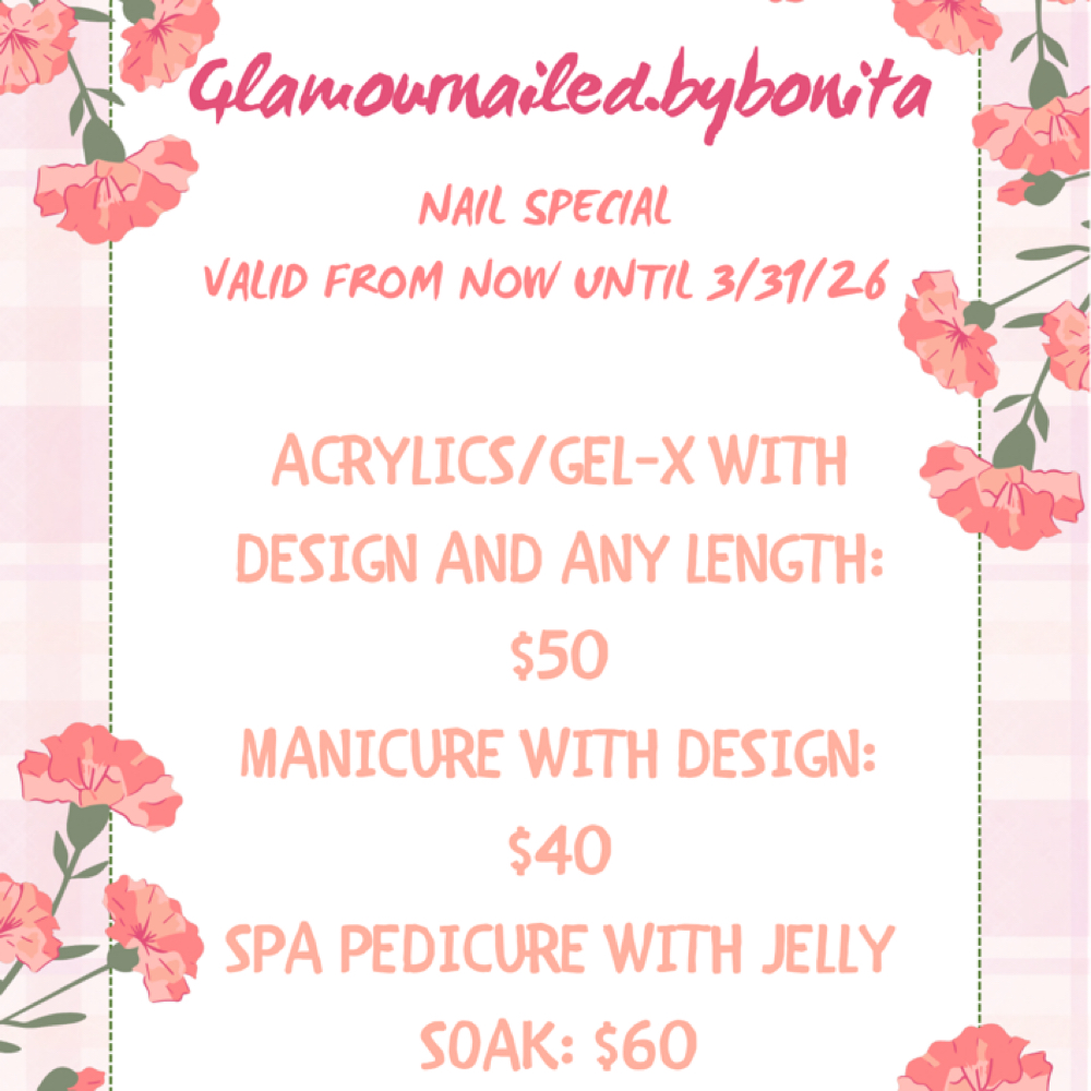 Manicure at Glamour Nailed By Bonita in Bakersfield, CA
