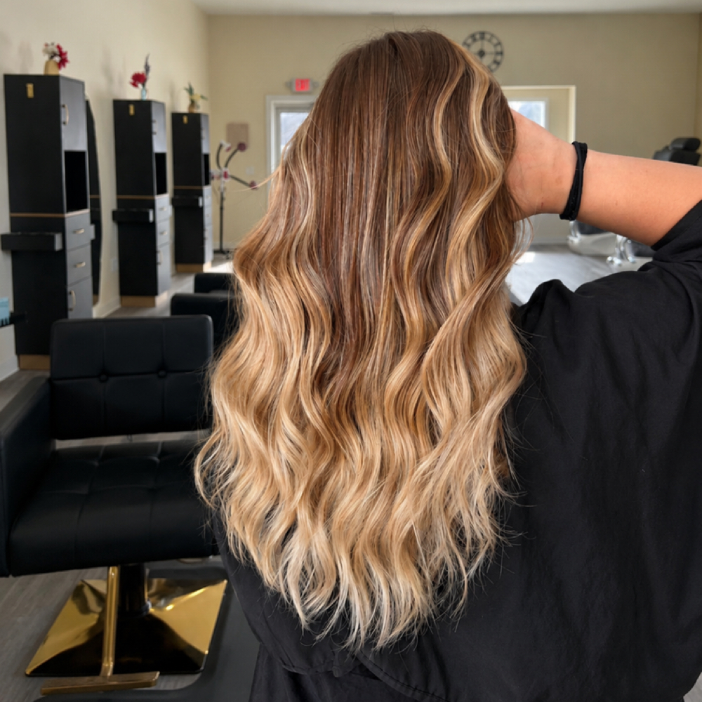 Balayage Hair Coloring at Hair & Nails By: ChristinaFisher in Walkerton, IN