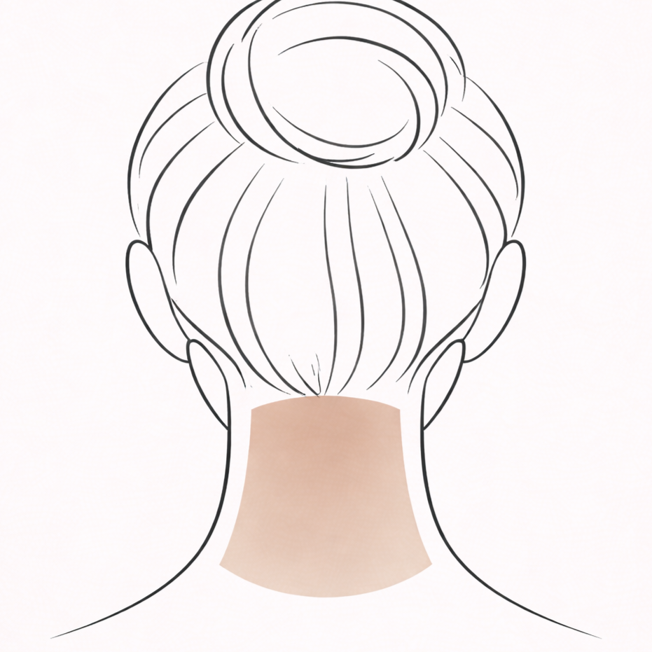 Nape (back of neck) at Bare Beauty by Nora in Scottsdale, AZ