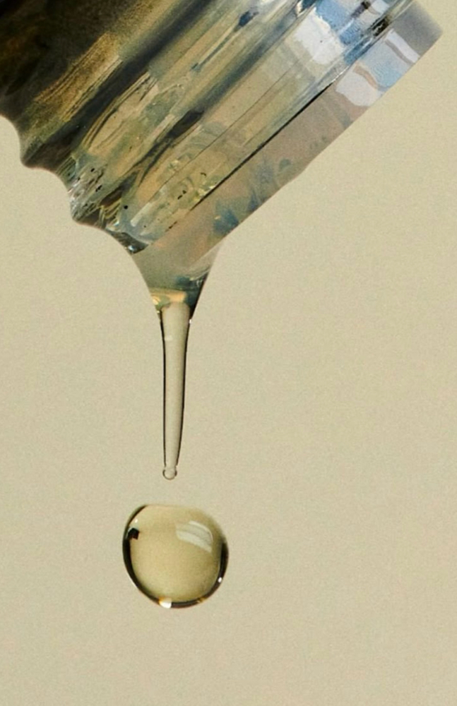 Essential oil scalp massage