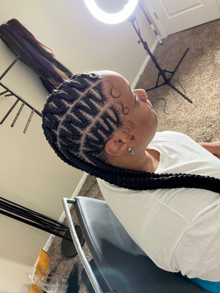 Zigzag Straight Backs