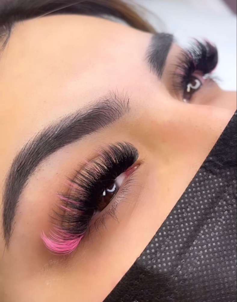 (Add On)Color Lashes/Wispy